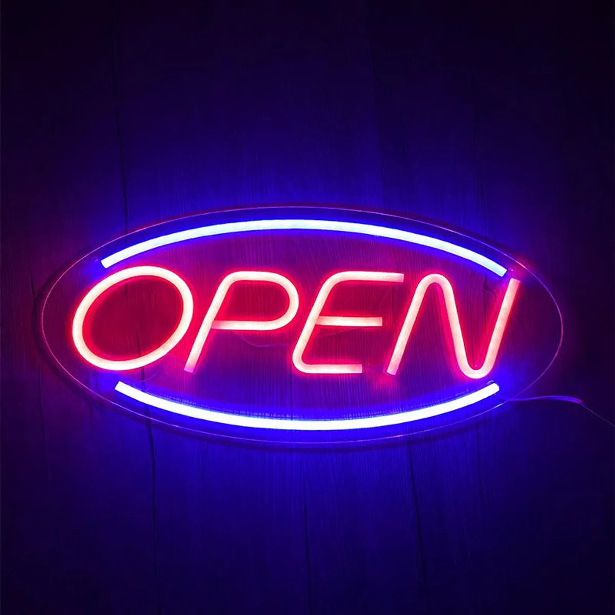 Lightish Open Neon Væglampe