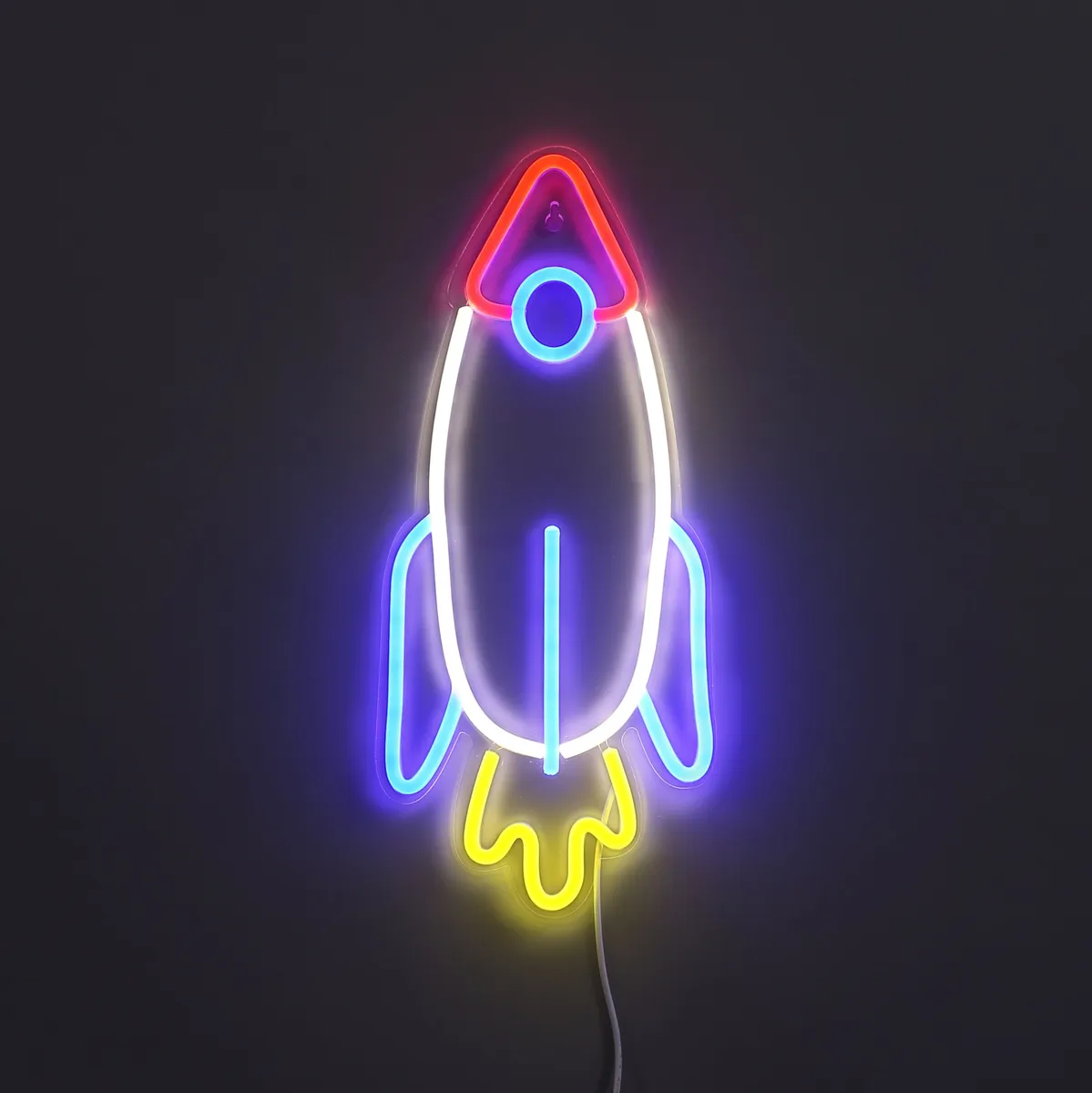 Lightish Rocket Neon Væglampe