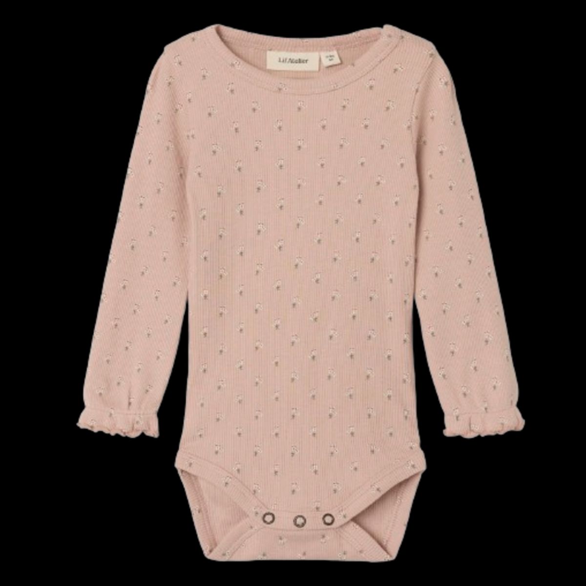 Lil' Atelier body i rib - Gago Fia - Blomster - Rose Dust - 56