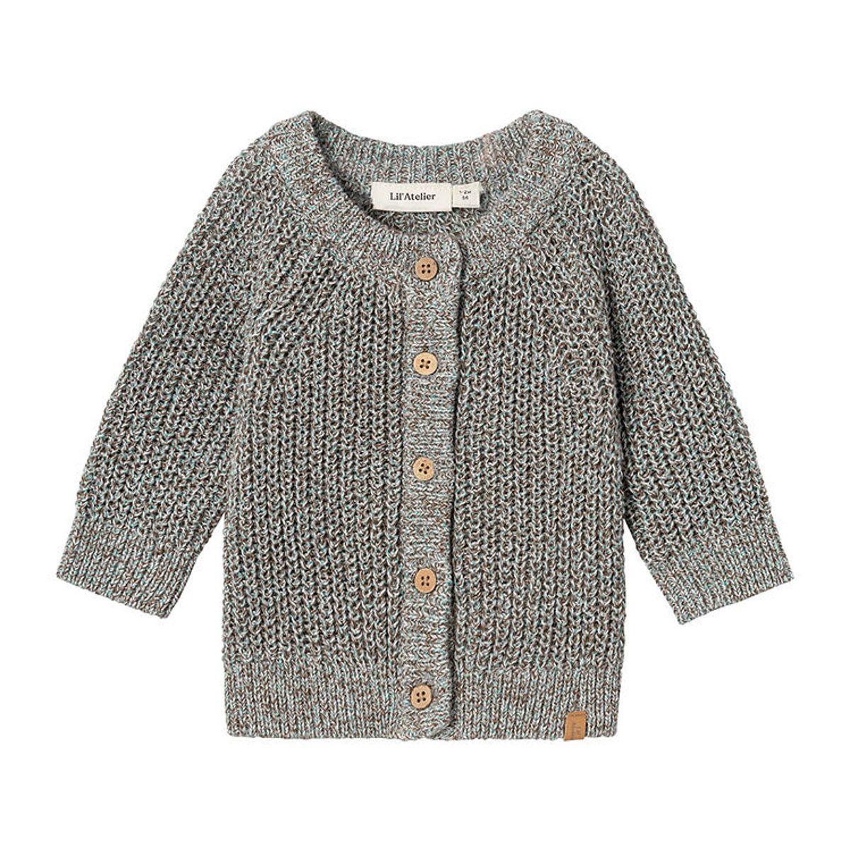 Lil' Atelier Cardigan - Strik - NbmNoro - Sky Gray