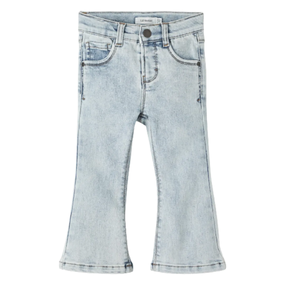 Lil' Atelier jeans - Bootcut Fit - Light blue denim - 122