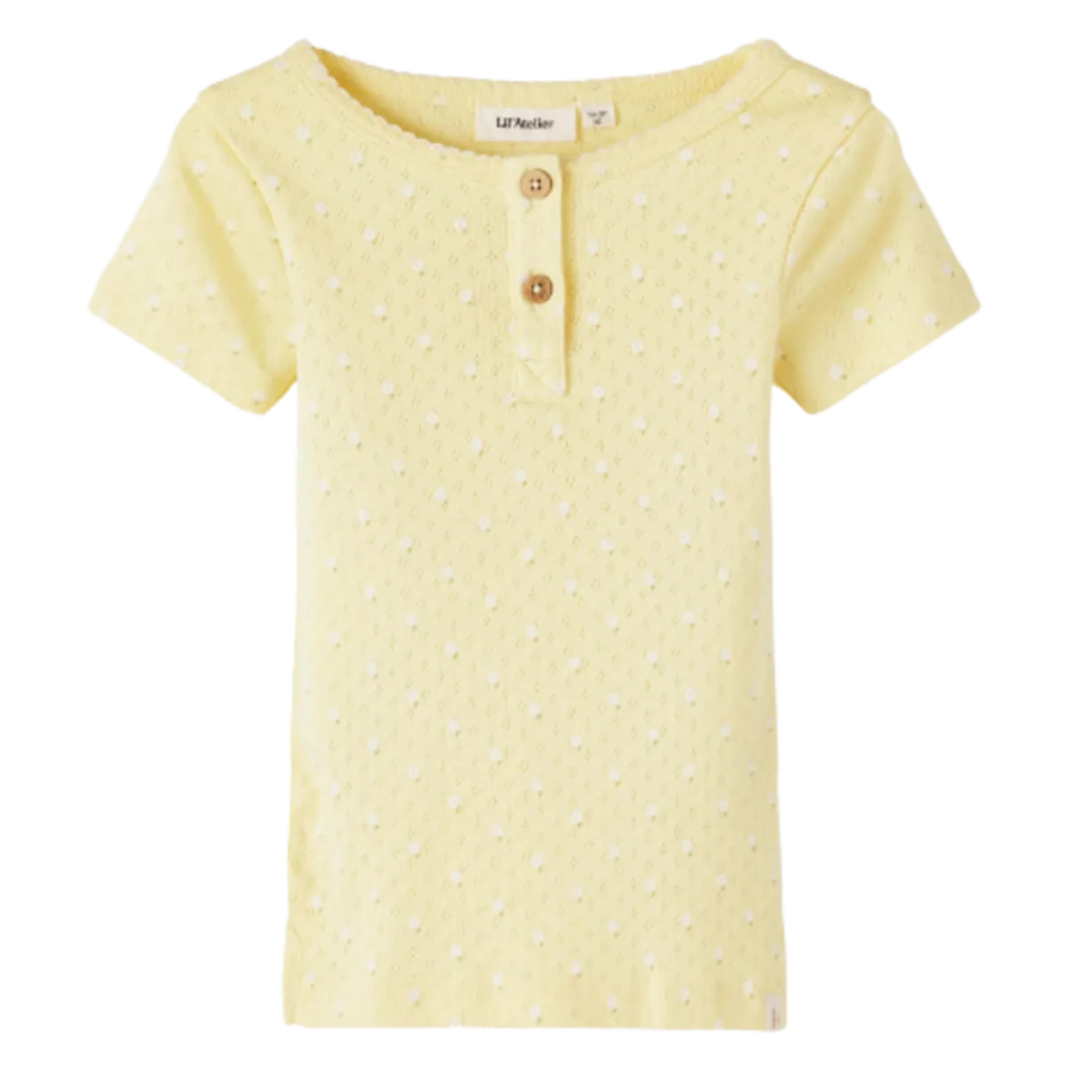 Lil' Atelier t-shirt med korte ærmer - Double cream - 104