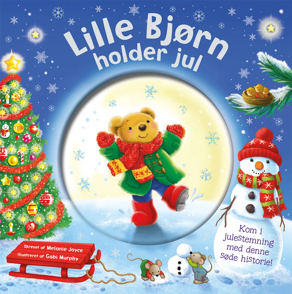 Lille bjørn holder jul