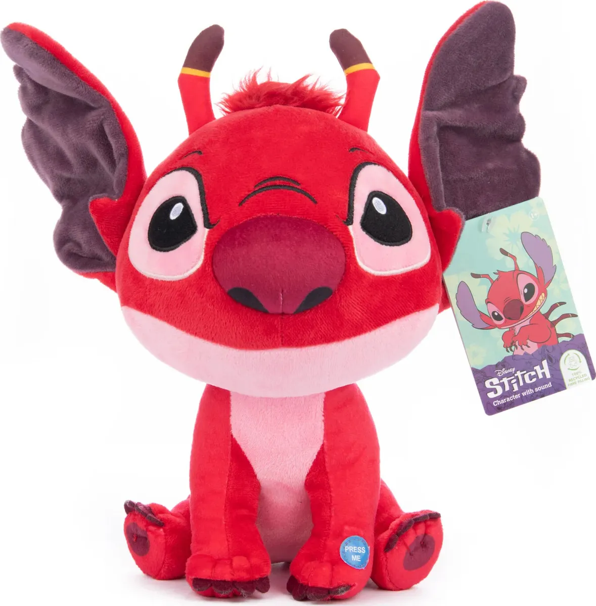 Lilo Og Stitch Bamse Med Lyd - Leroy - Disney Classics - 30 Cm