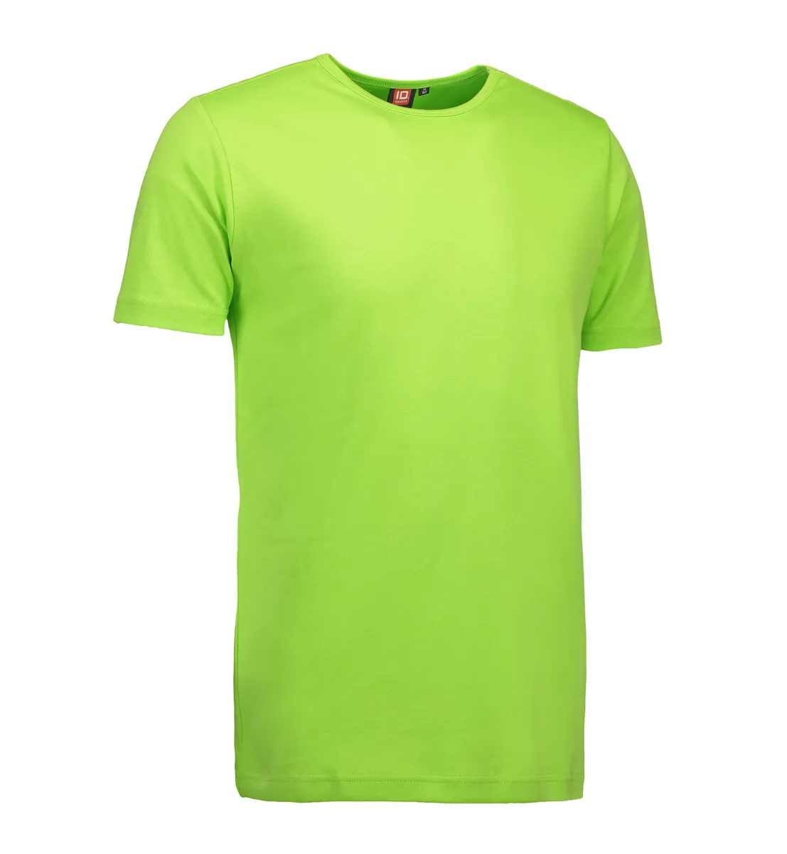 Lime farvet t-shirt med rund hals til mænd - M