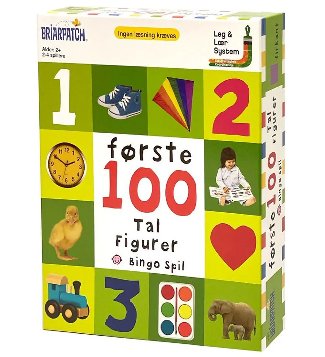 Liniex Spil - Første 100 Tal og Figurer - Bingo