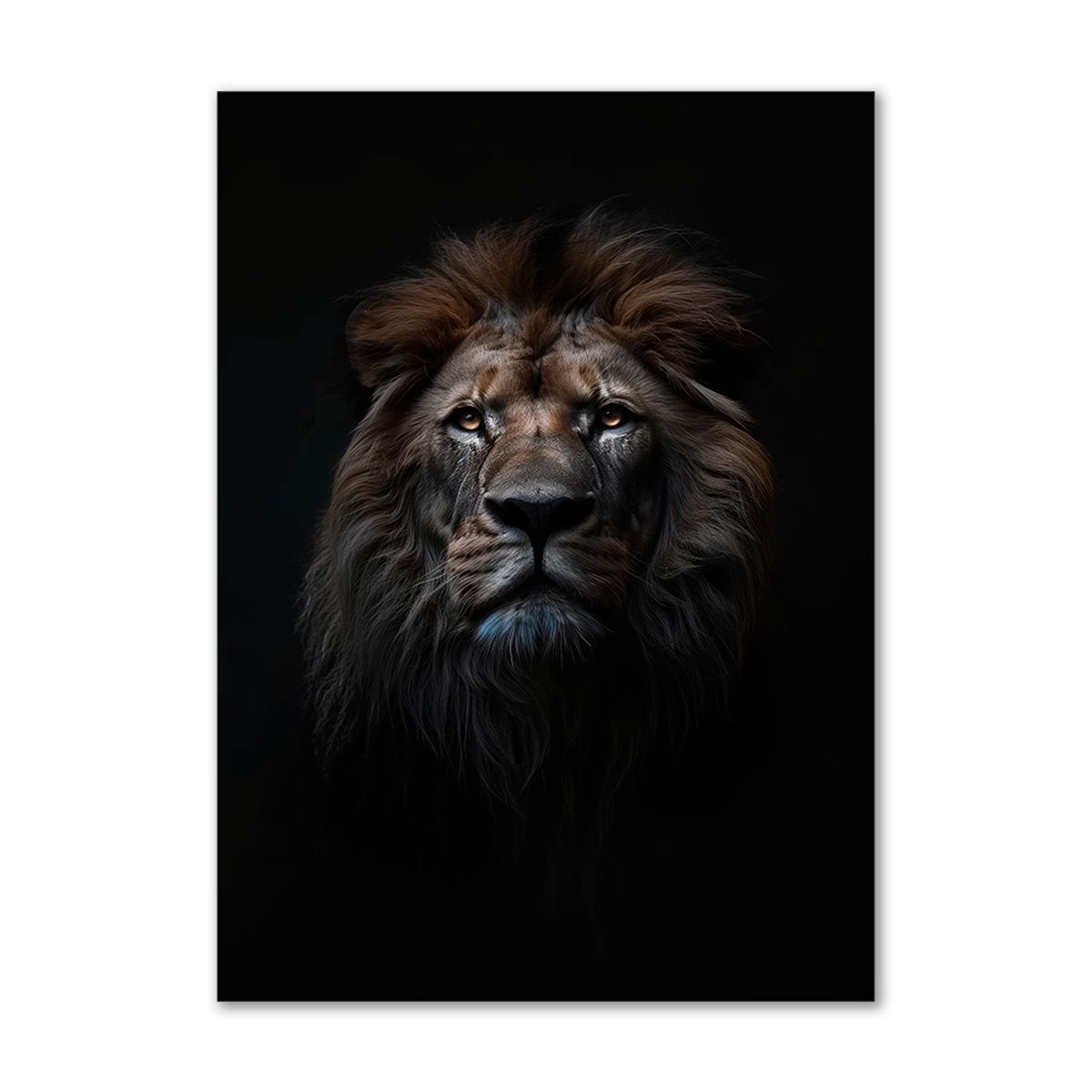 Lion of the night - 60x80 cm. - Ingen