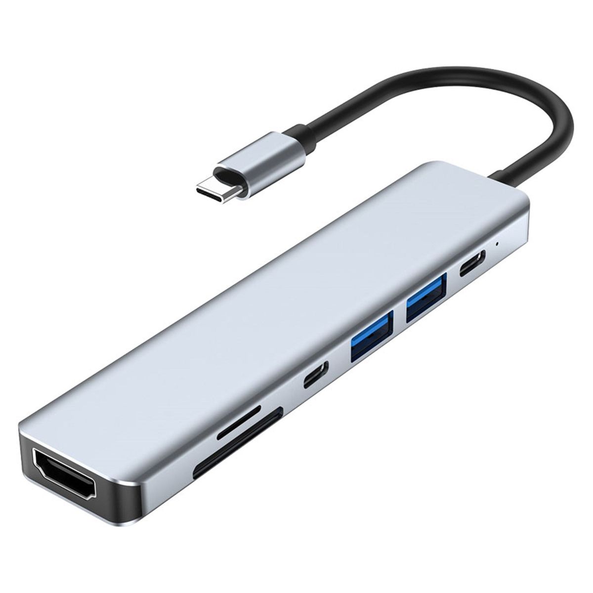 Lippa 7-i-1 60W USB-C PD 4K HDMI Hub