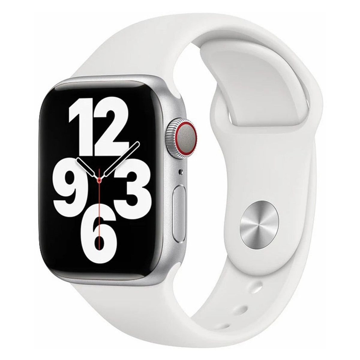 Lippa Apple Watch silikonerem 38/40/41, Hvid