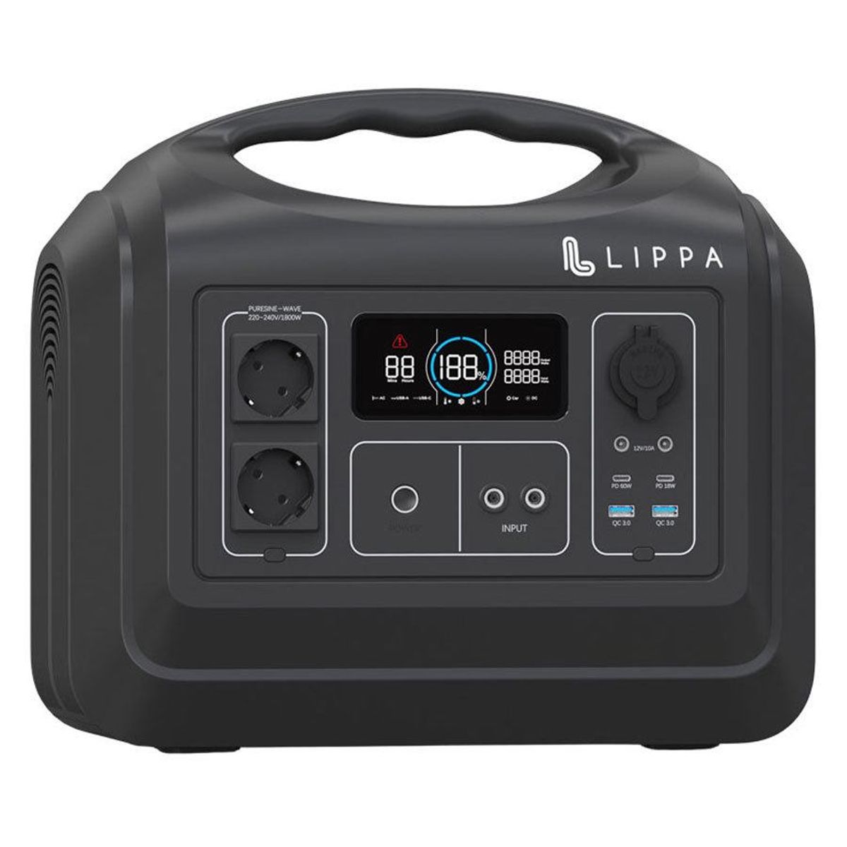 Lippa power station 1.488 Wh, Sort