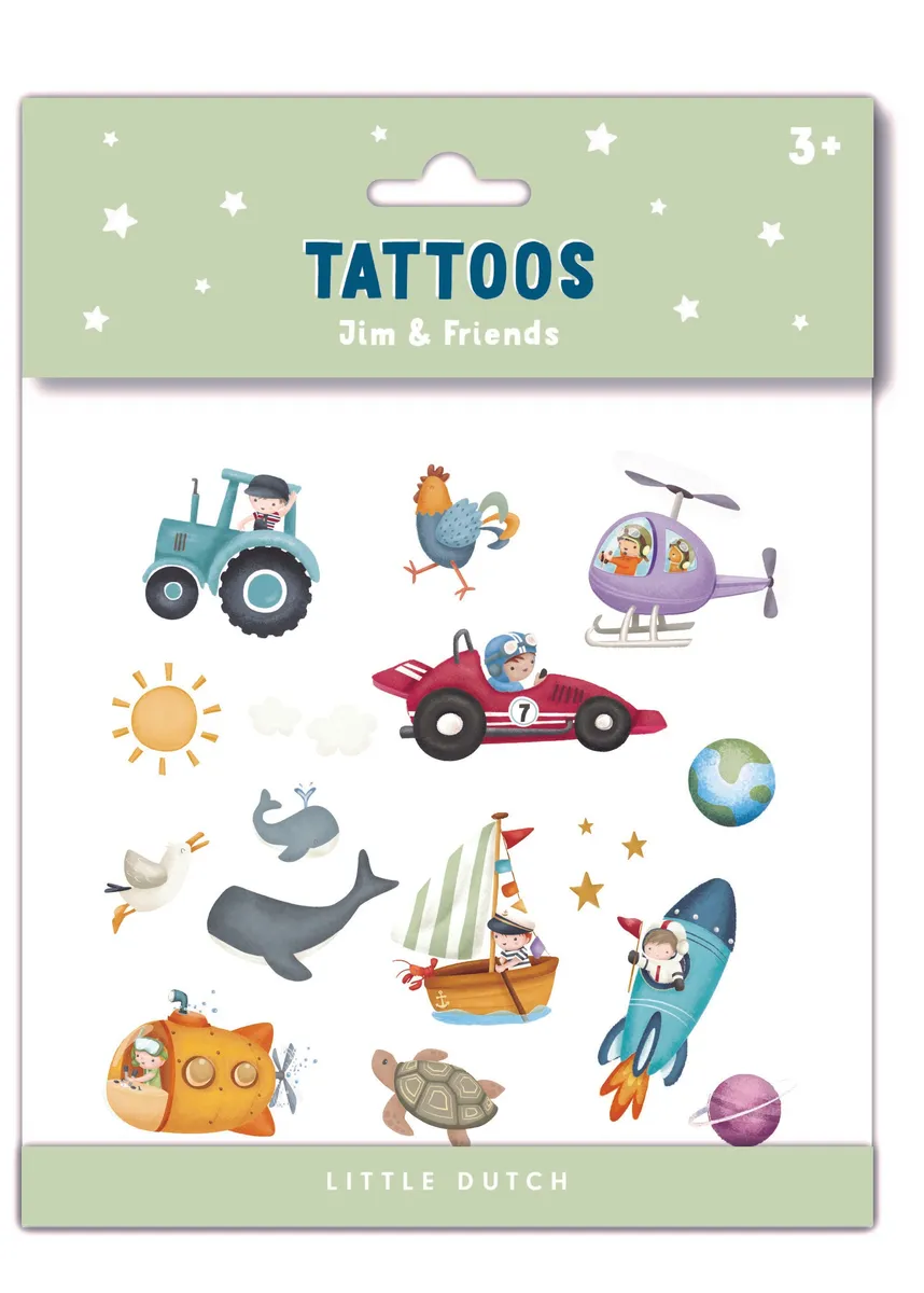 Little Dutch Tatoveringer - Jim & Friends