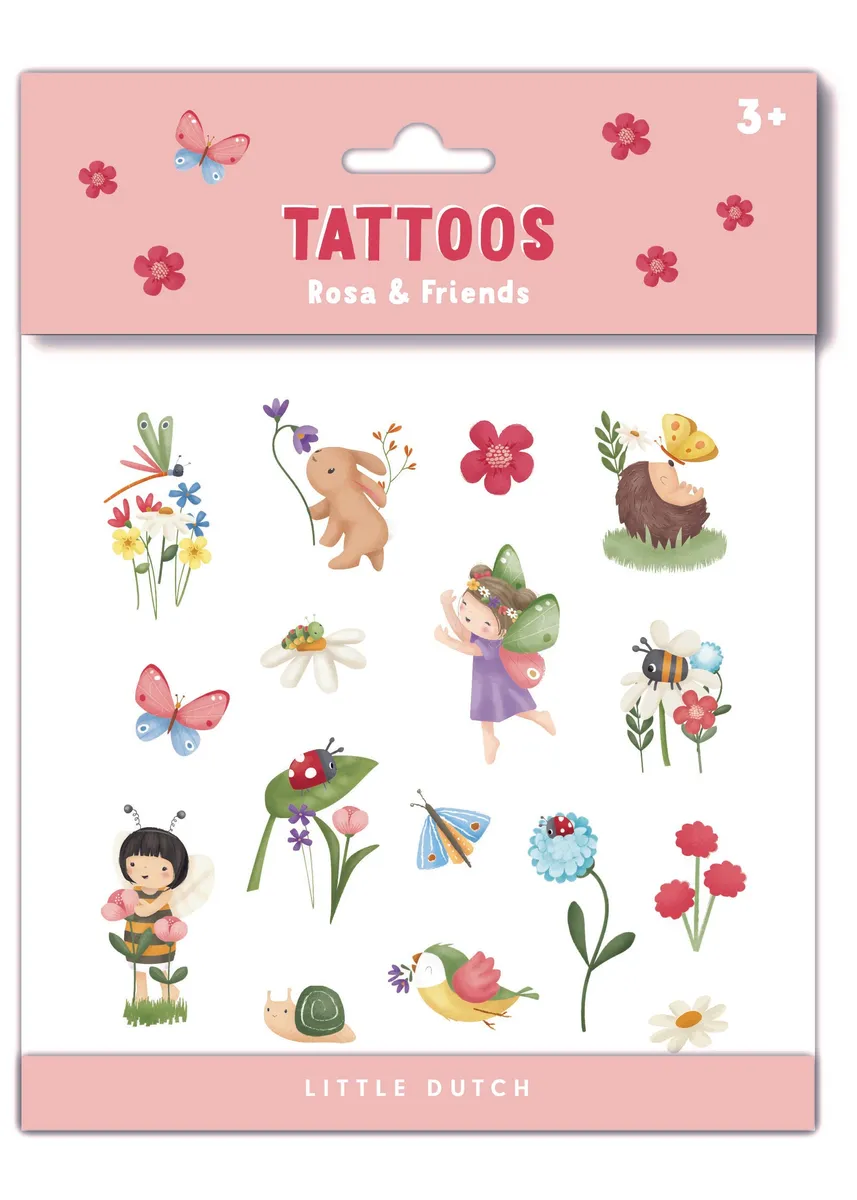 Little Dutch Tatoveringer - Rosa & Friends