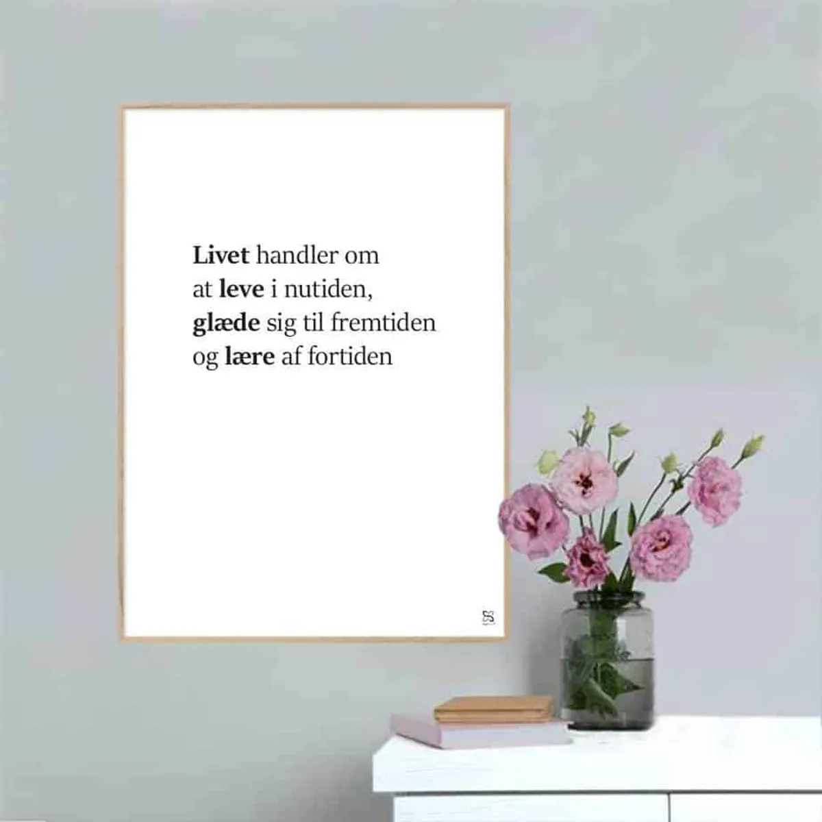 Livet handler om - plakat - 15 x 21 cm / XS / lodret