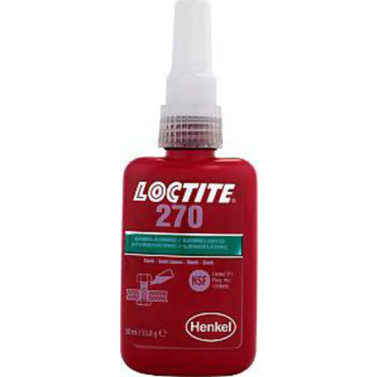 LOCTITE gevindsikring 270, høj styrke, 50 ml