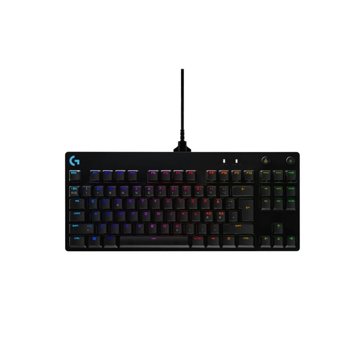 Logitech G PRO Mechanical Gaming Keyboard - BLACK - USB - NORDIC