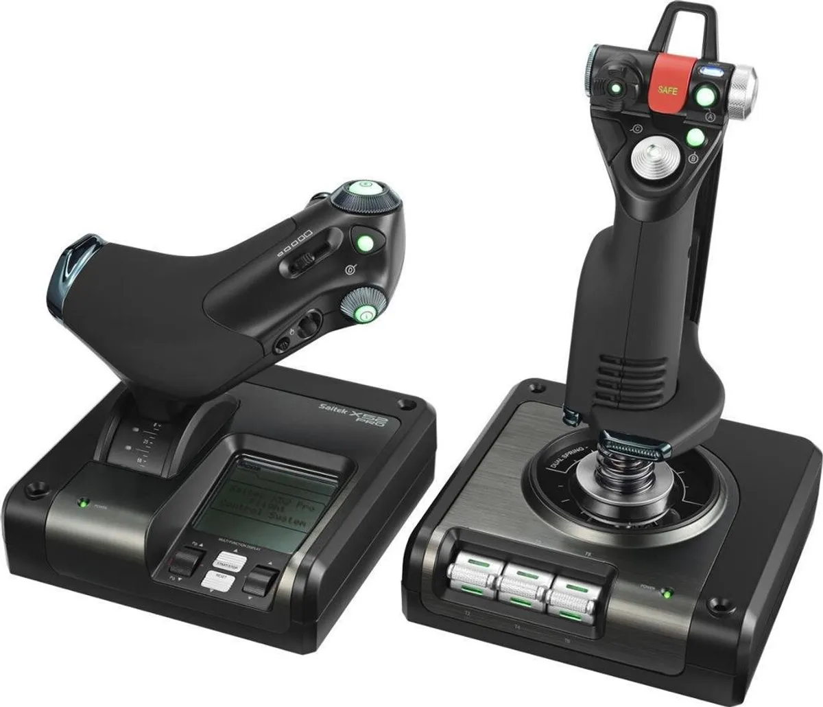 Logitech - G Saitek X52 Pro Flight Control System Til Mac Og Pc