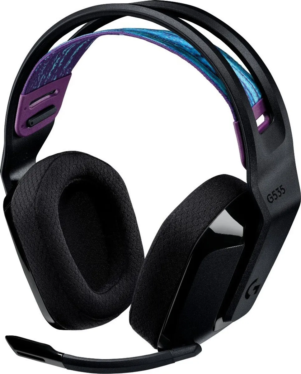 Logitech G535 - Lightspeed Gaming Headset - Trådløs - Sort