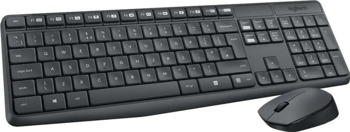 Logitech Mk235 - Trådløs Tastatur Og Mus Sæt