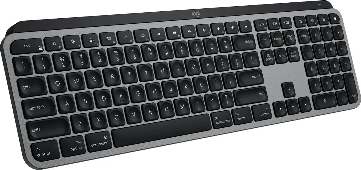 Logitech Mx Keys - Trådløst Tastatur Til Mac - Space Grey