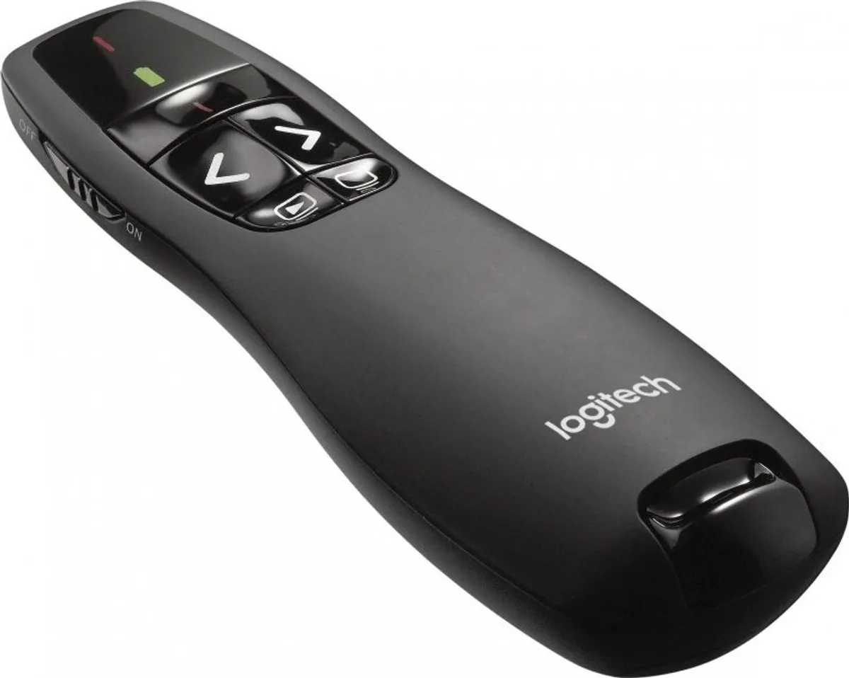 Logitech R400 Wireless Presenter Og Laser Pointer Til Præsentationer