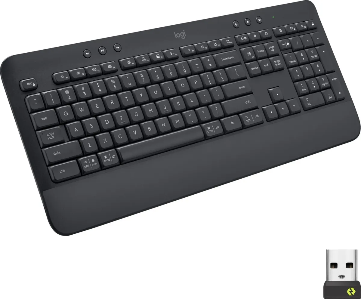 Logitech Signature K650 - Trådløst Tastatur - Sort - Nordisk