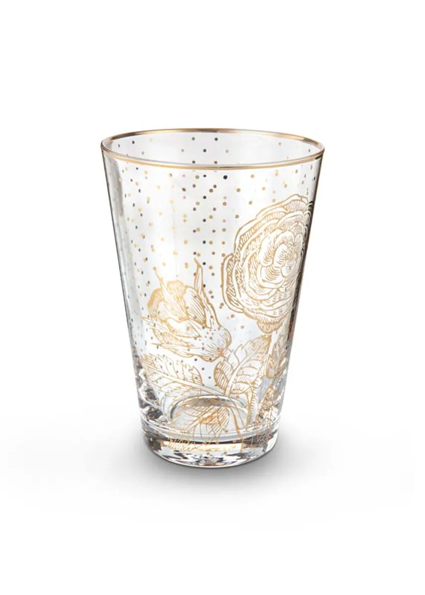 Longdrink Glass Royal Golden Flower 370ml