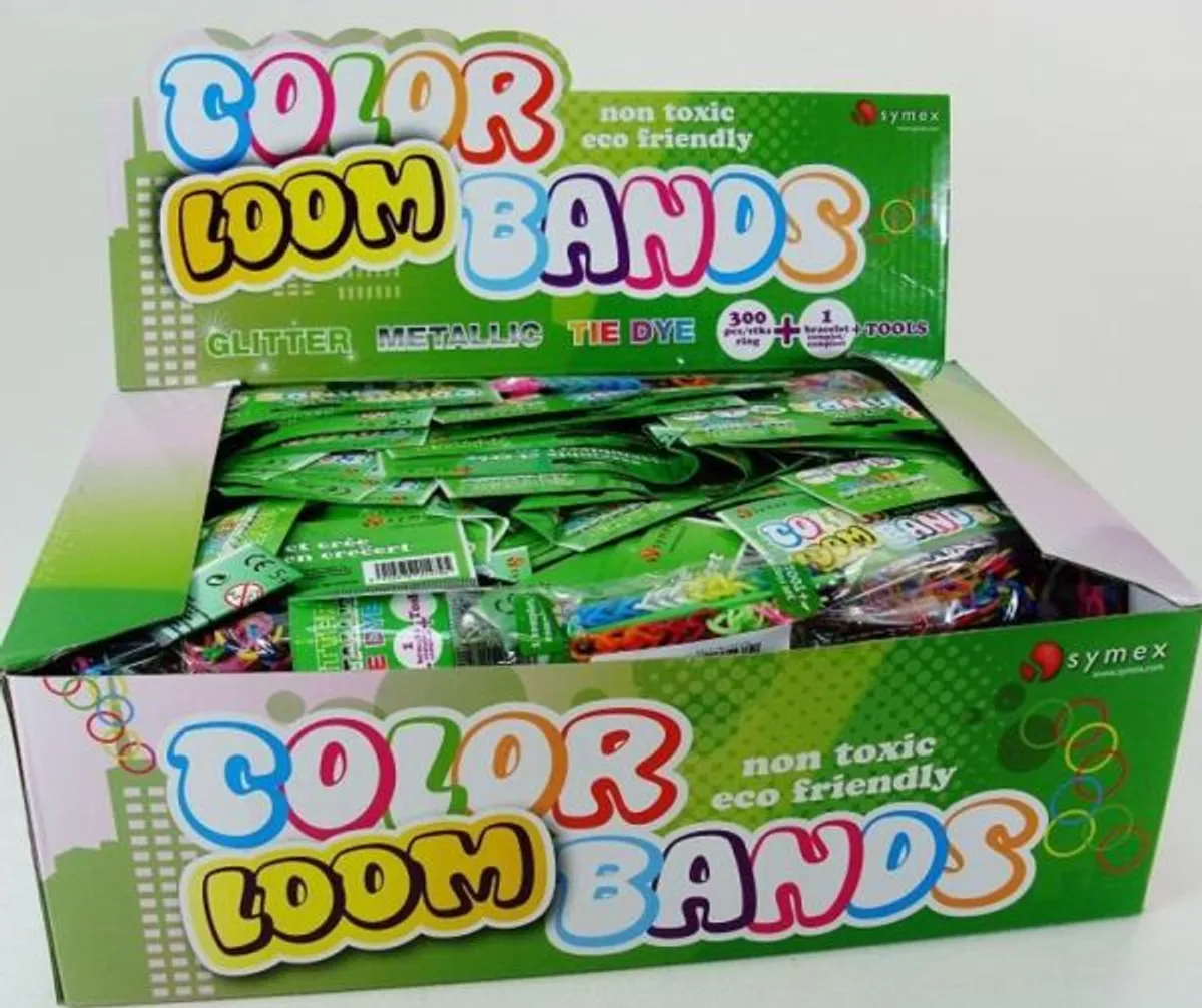 Loom Bands (Bandz) - 300 Colour Loom Bands Glitter Metallic Elastik - Fun Party Rubber *Crazy tilbud*