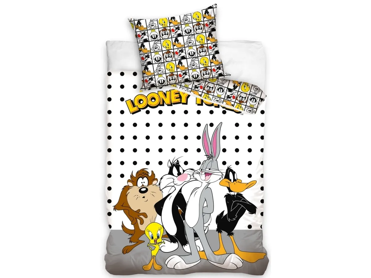 Looney Tunes Sengetøj 150 X 210 Cm - 100 Procent Bomuld