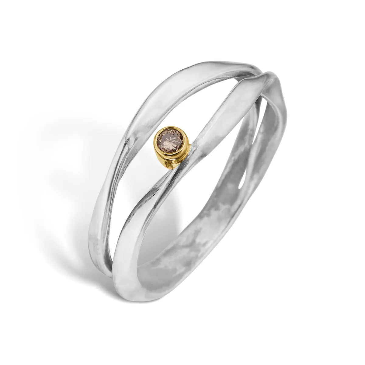 Lotus Duo Plain Ring - 52