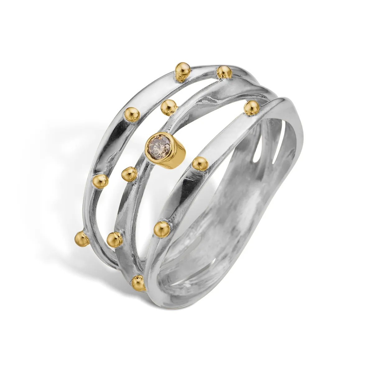 Lotus Trio Ring - 53