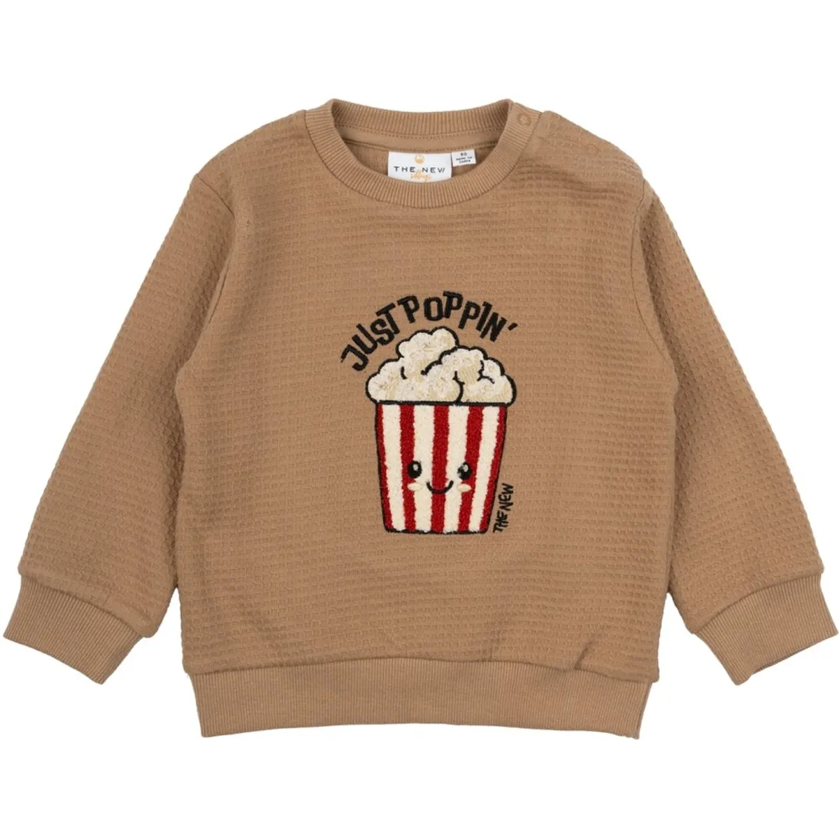 Ludvig Waffle Sweatshirt - TANNIN - 80