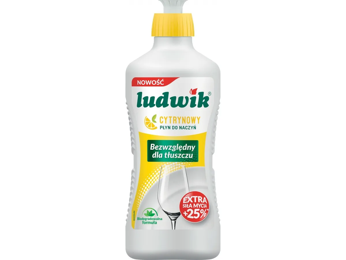 Ludwik Ludwik Dishwashing Liquid, Lemon, 450G