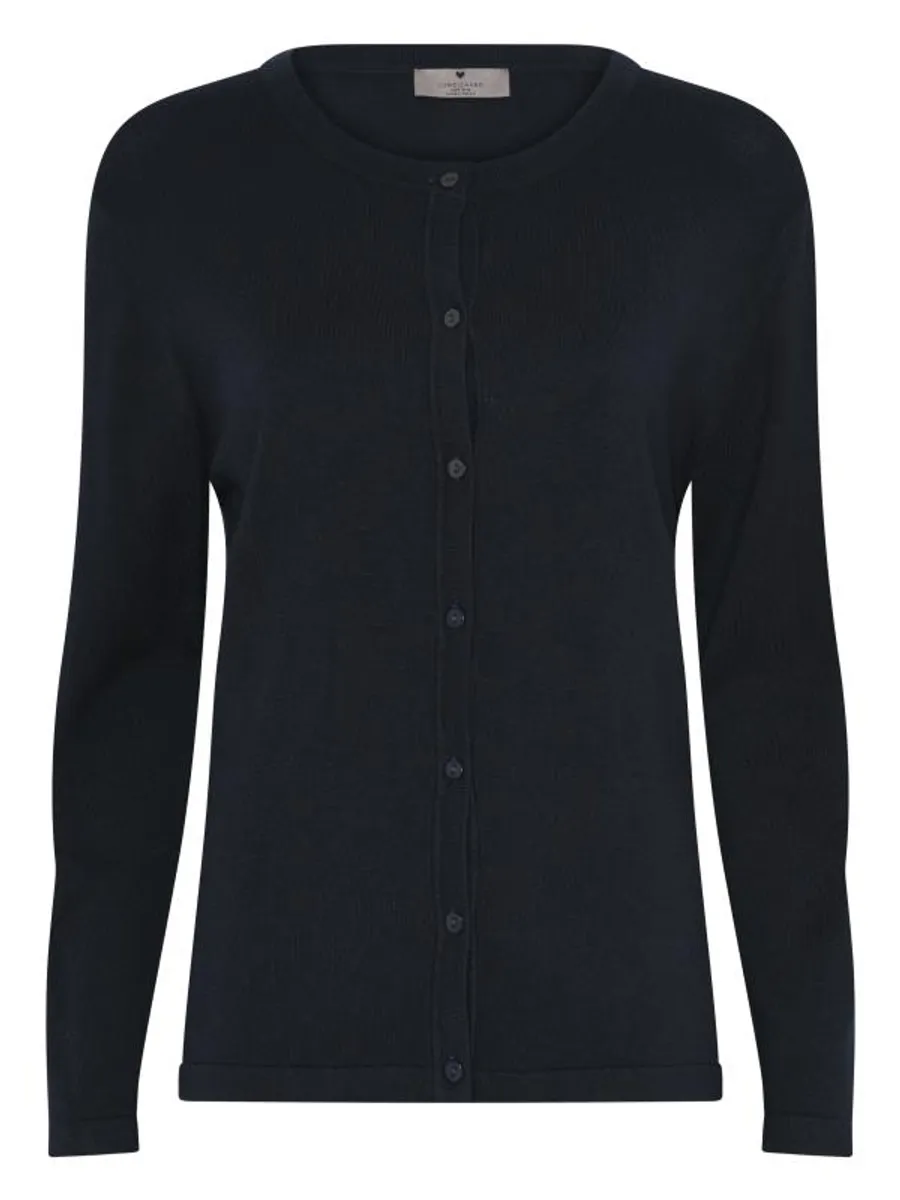 Lundgaard strik Cardigan - Mørk Navy