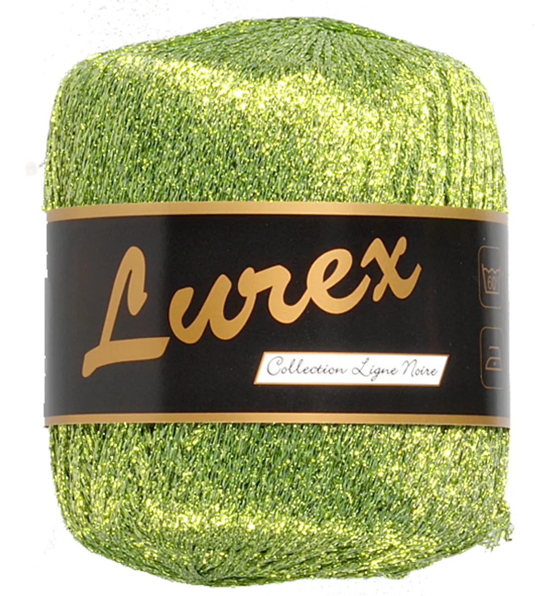 Lurex glimmergarn, lys grøn, 25 g, nr. 7