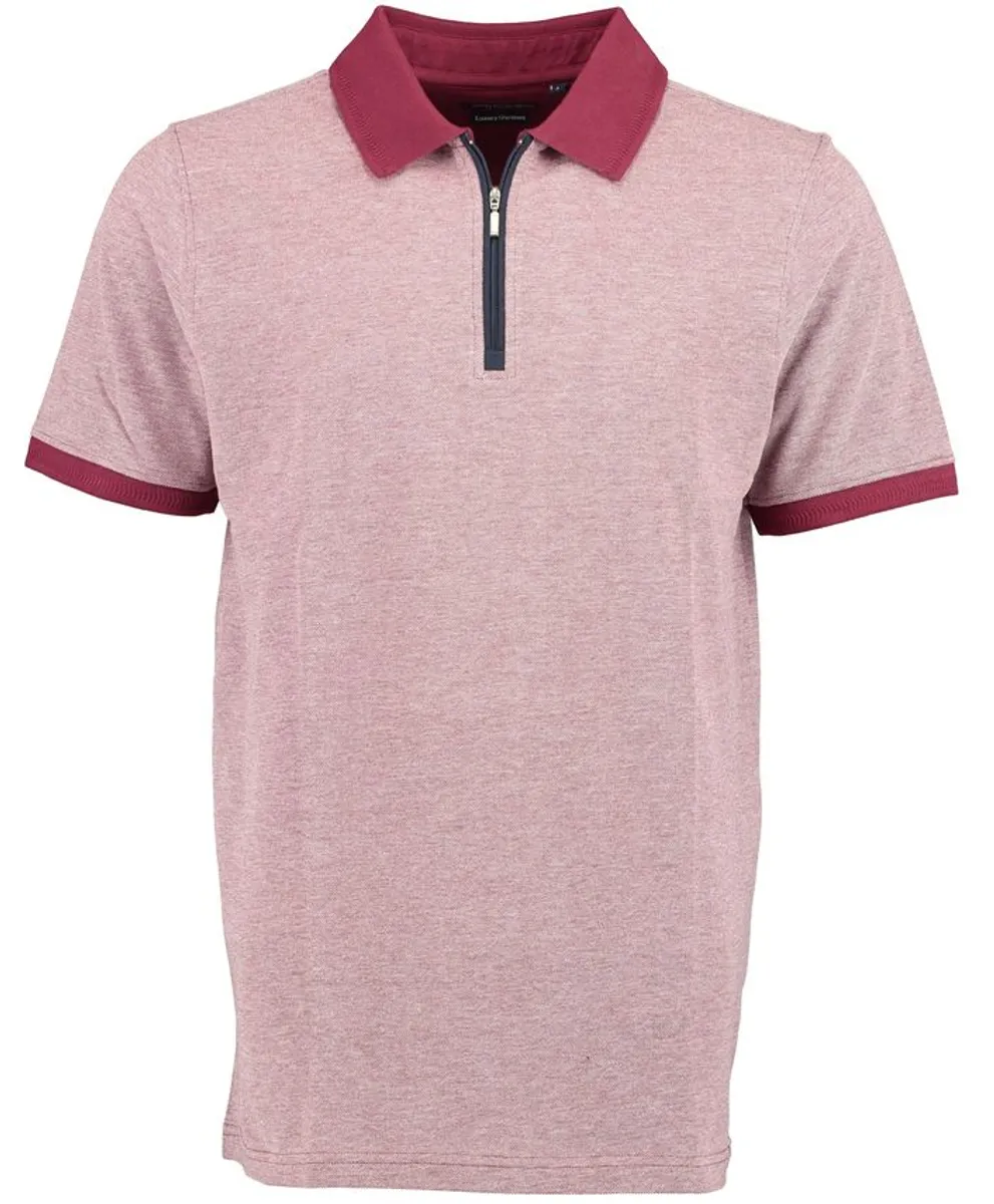 Luxury 2-tone piquet polo