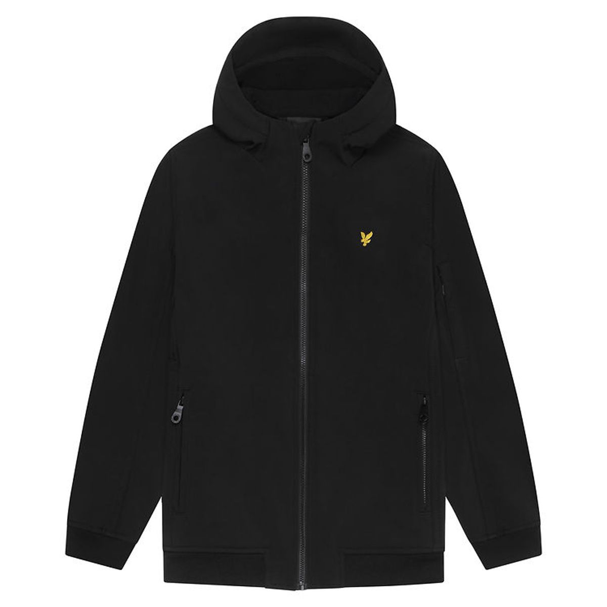 Lyle & Scott Softshelljakke m. Fleece - Jet Black