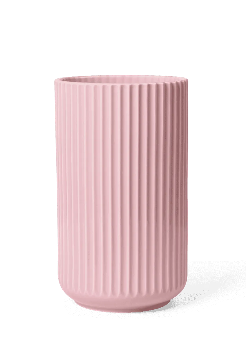 Lyngby Porcelæn - Lyngbyvase H25 rosa porcelæn