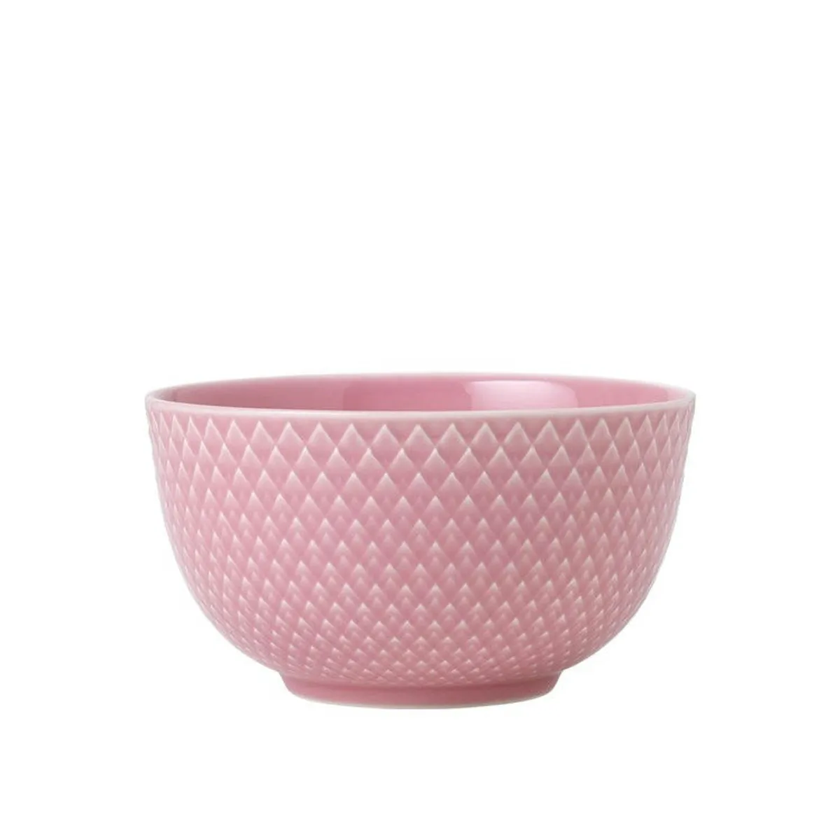 Lyngby Porcelæn Rhombe Color Skål Rosa Ø11 cm