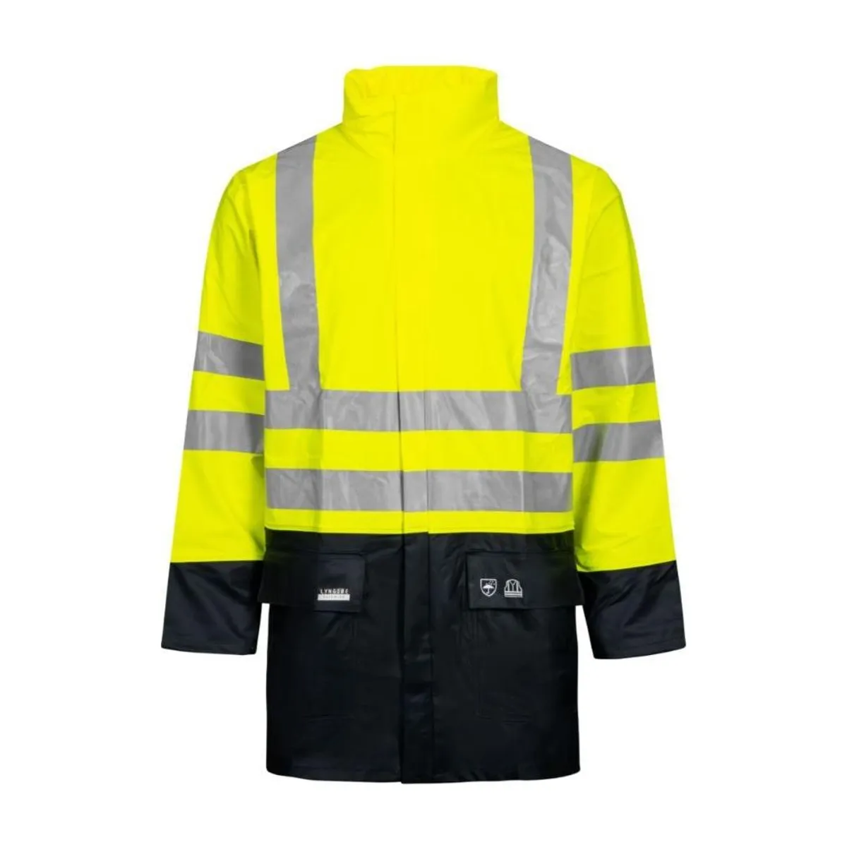 Lyngsøe Hi-vis regnjakke PU LR3055