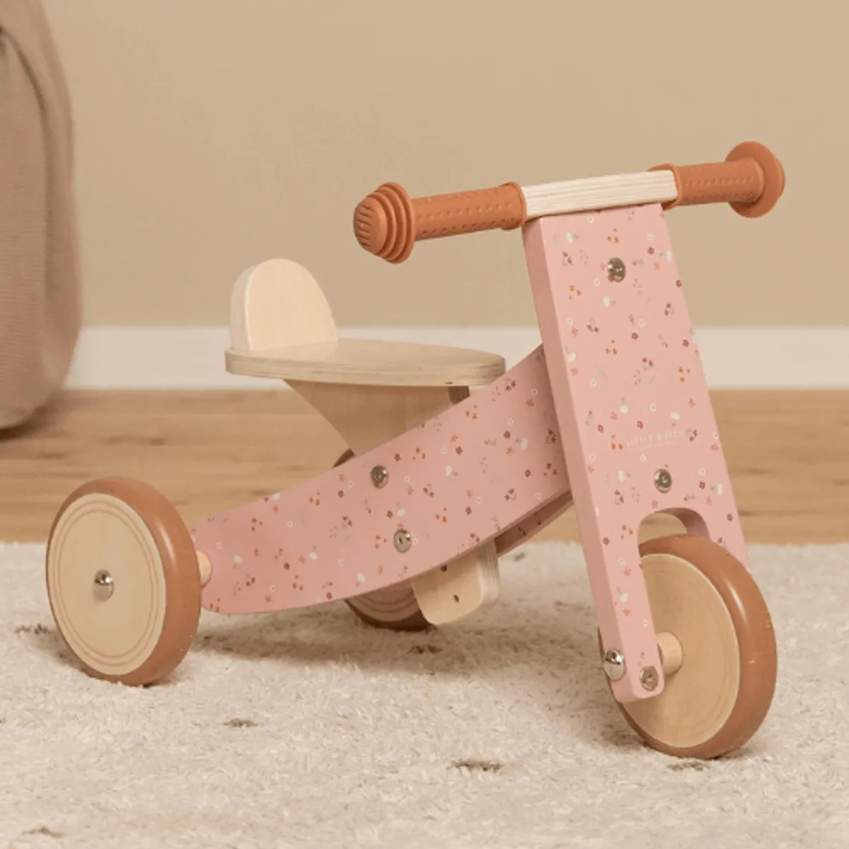 Løbecykel træ | Rosa Fra 1 1/2 år - Little Dutch