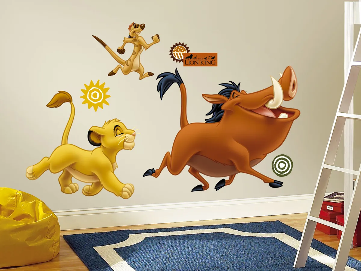 Løvernes Konge Gigant wallsticker