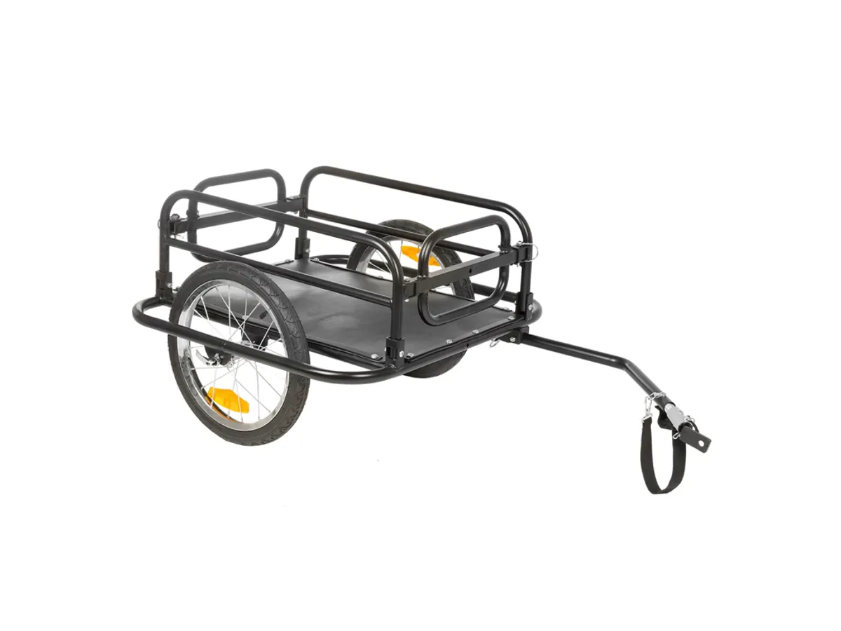 M-Wave Stalwart Carry Fold 2 - Cykeltrailer - Foldbar - Max vægt 40 kg - Sort