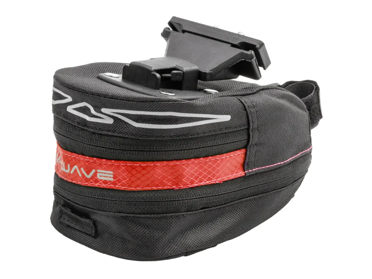 M-Wave Tilburg L - Cykeltaske til sadel - Clip On System - Red - Str. 2 - 3.7 liter