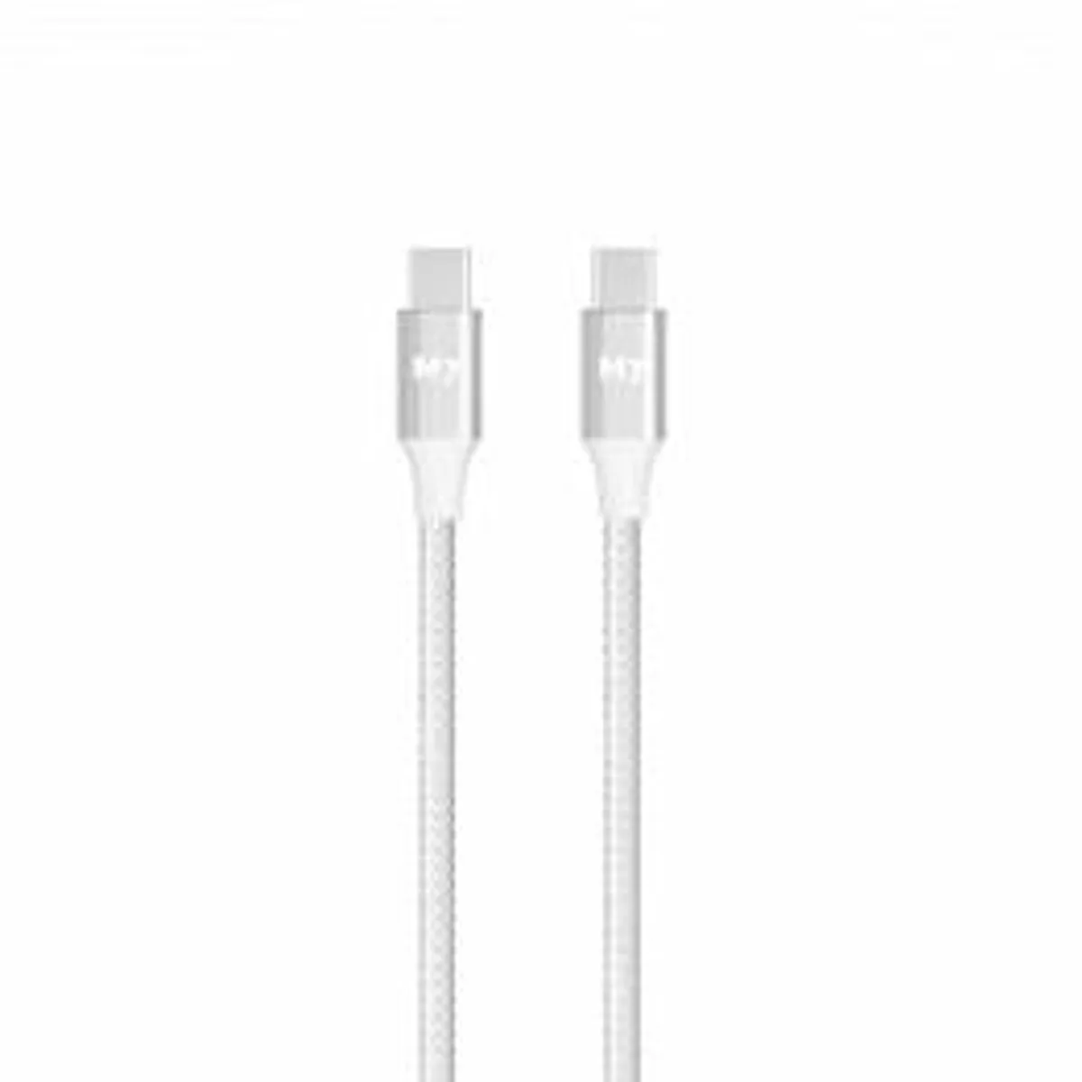 M7 hårdført Mac / iPhone / USB-C PD 100W opladningskabel - hvid - 1m