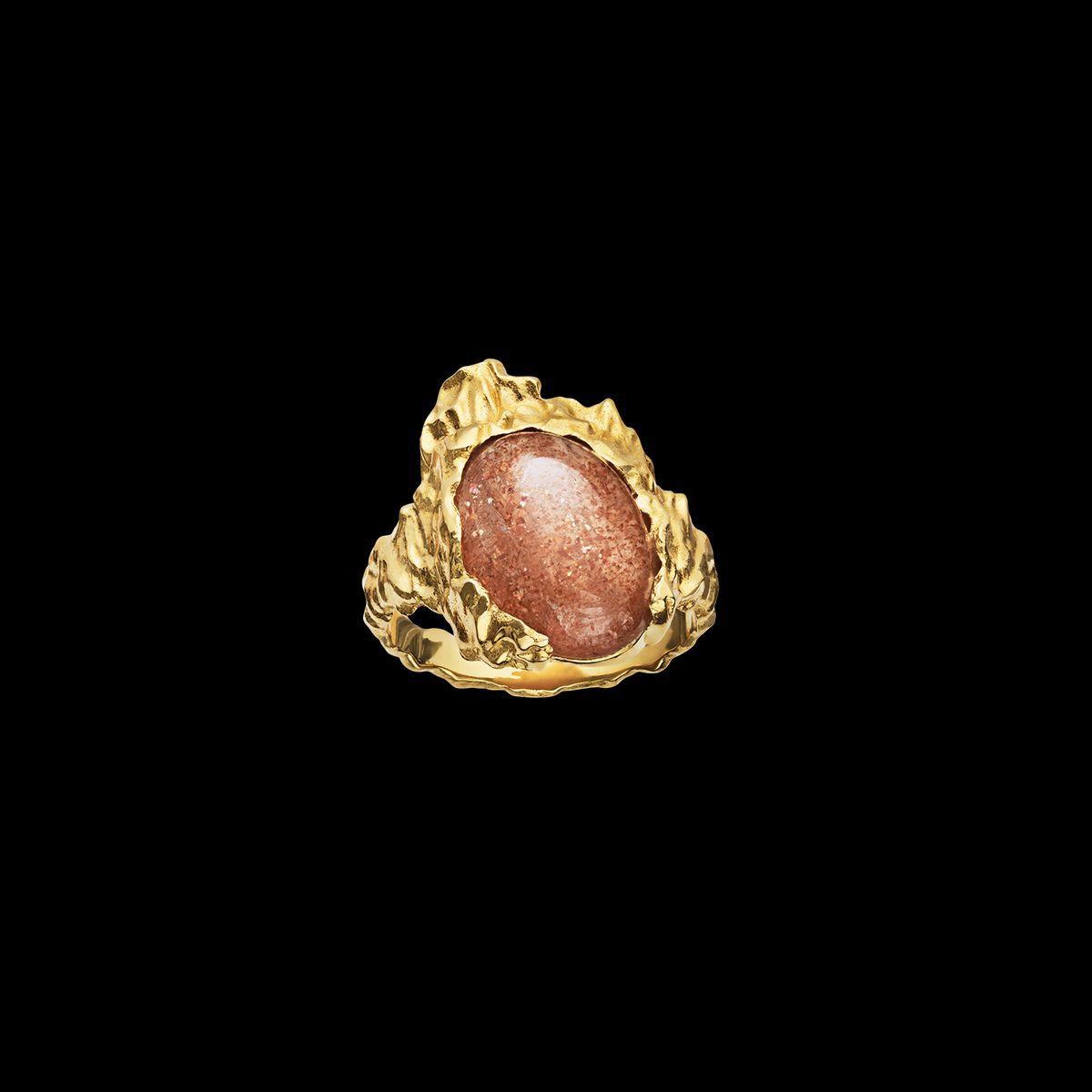 Maanesten - Goddess Sunstone Ring 35352A