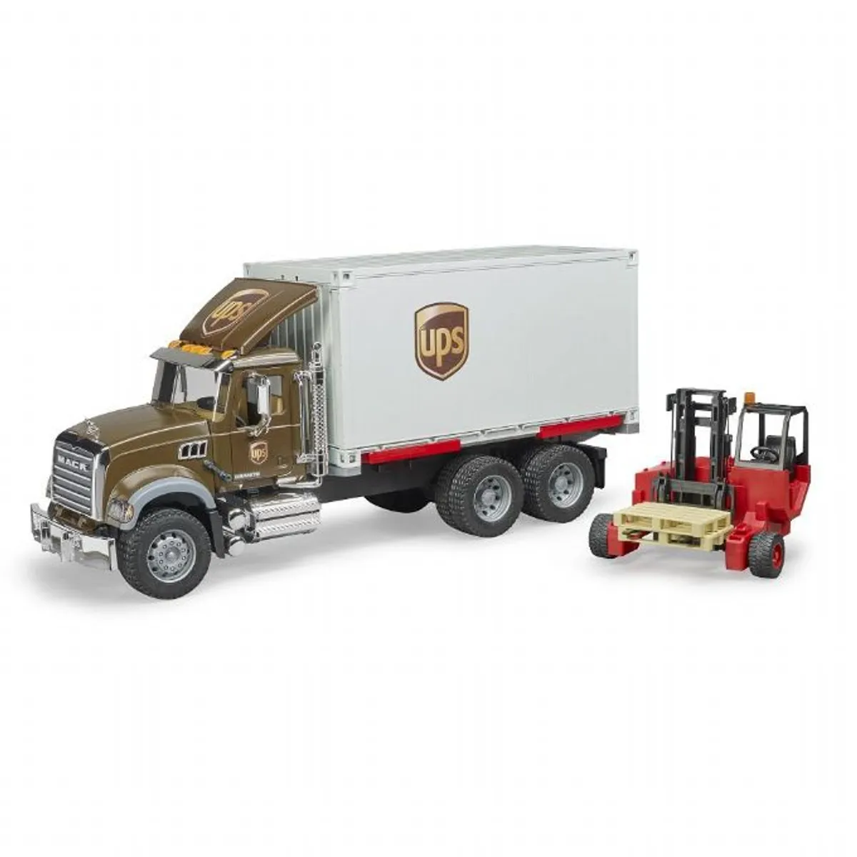 Mack UPS Lastbil og Gaffeltruck