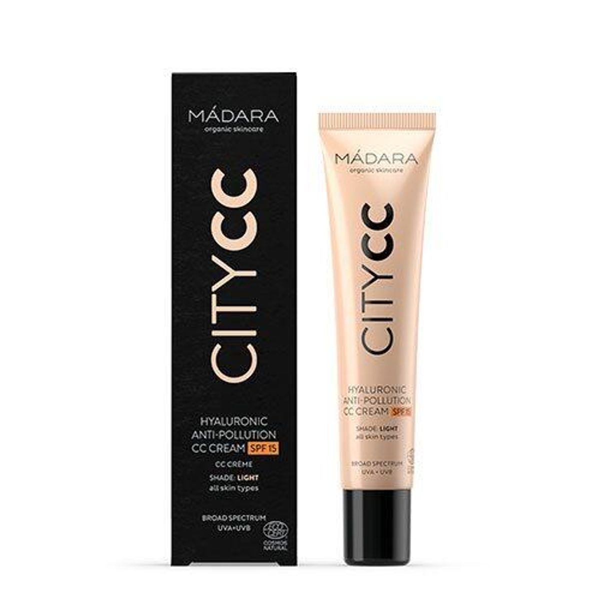 Madara CITYCC Hyaluronic Antipollution cream SPF15 Light - 40 ml.