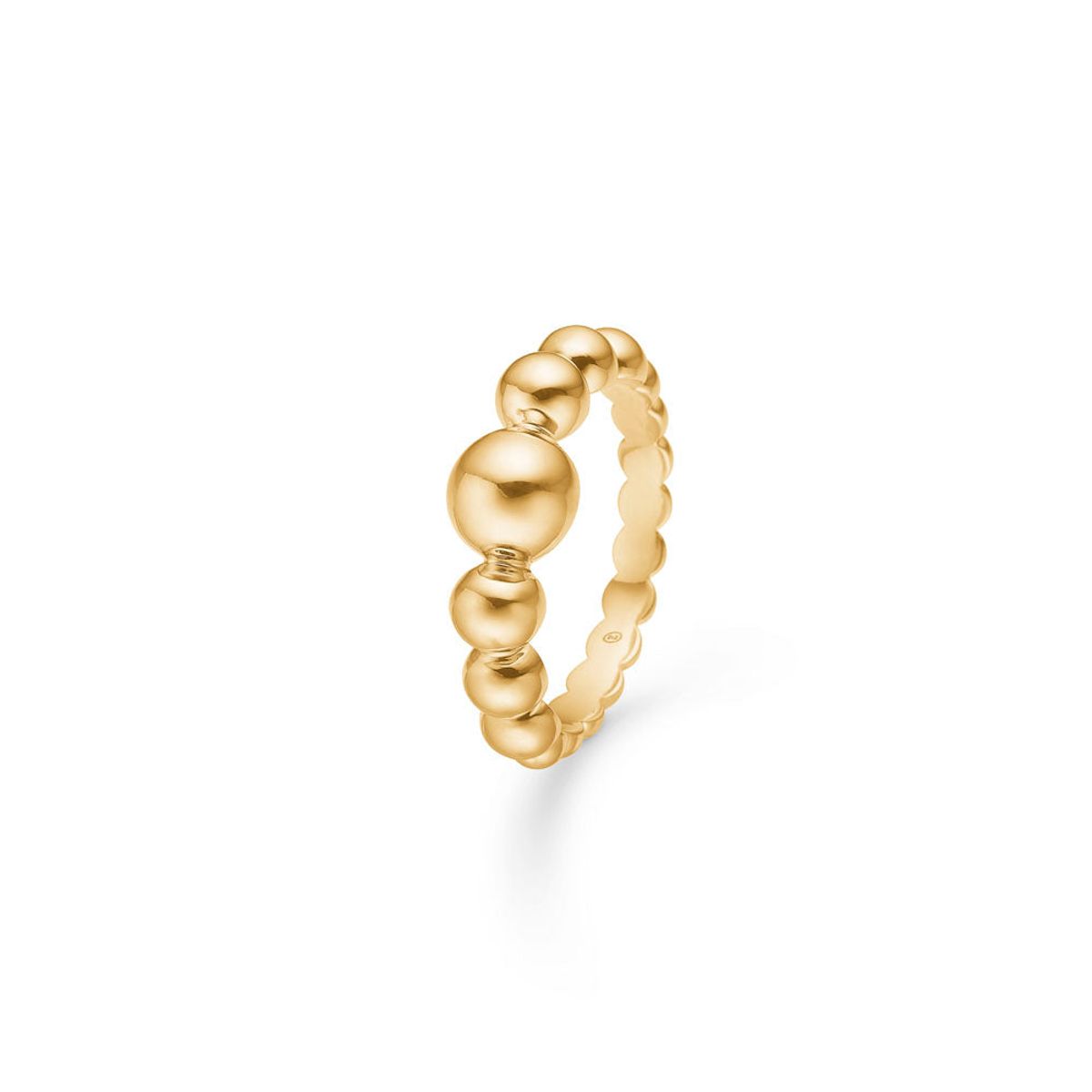 Mads Z Ring - Biggest Ball Small i guld fra Mafds Z-1540078