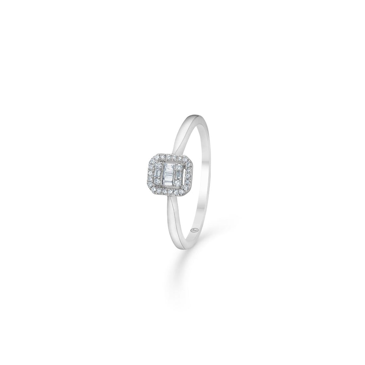 Mads Z Ring - Elizabeth hvidguld ring med diamanter-1641030