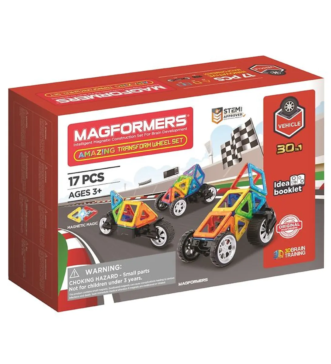 Magformers Amazing Transform Wheel Sæt - 17 dele